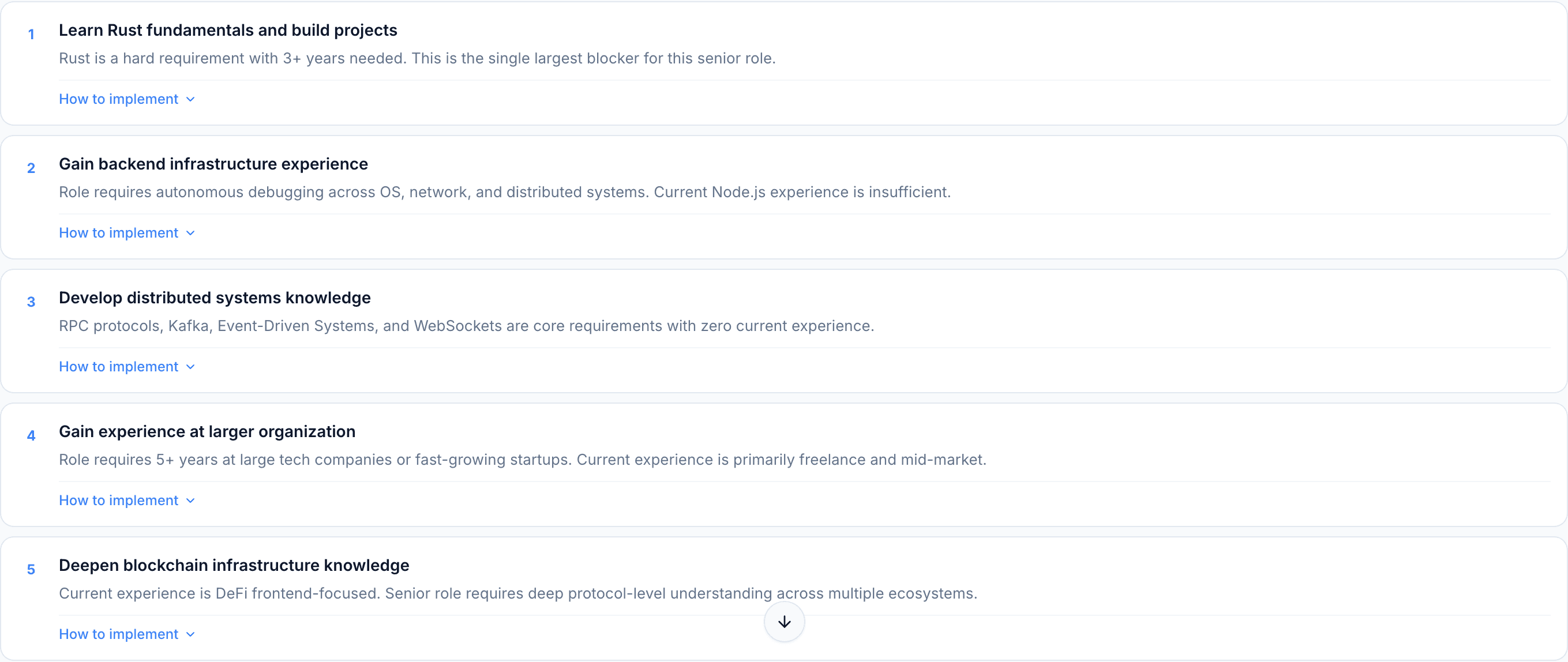 Recommendations for Chioma focusing on building fundamental systems engineering skills